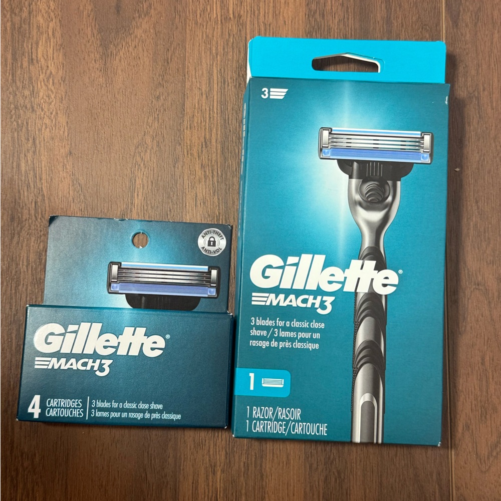Gillette Mach3 Razor Bundle